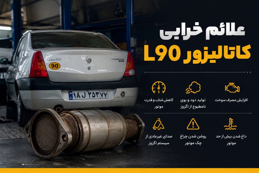 علائم خرابی کاتالیزور ال نود